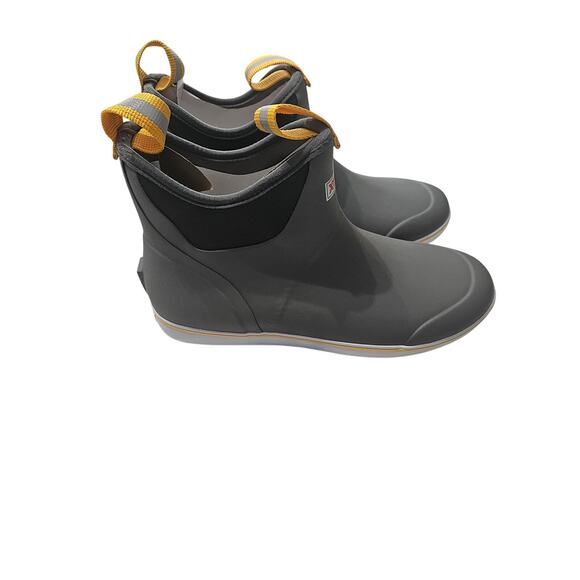 Xtratuf® Men Xtratuf Ankle Deck Boots Gray/Yellow size 10